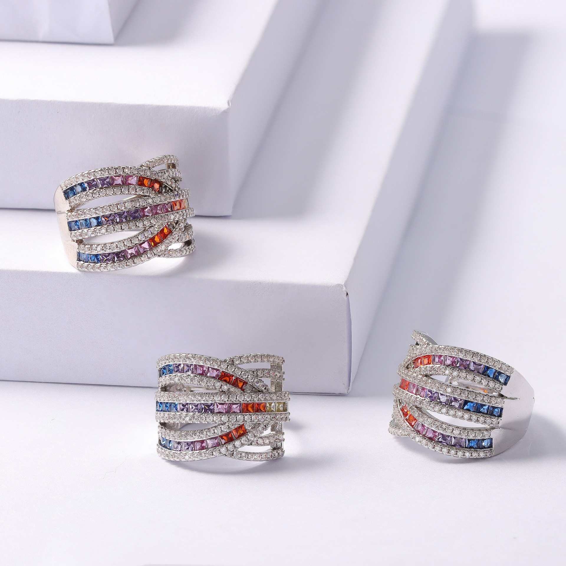 Eve Jewelry & Watches Distribuidor Oficial Rolex Buenos Aires - Colorful Ring for Women sparling bling