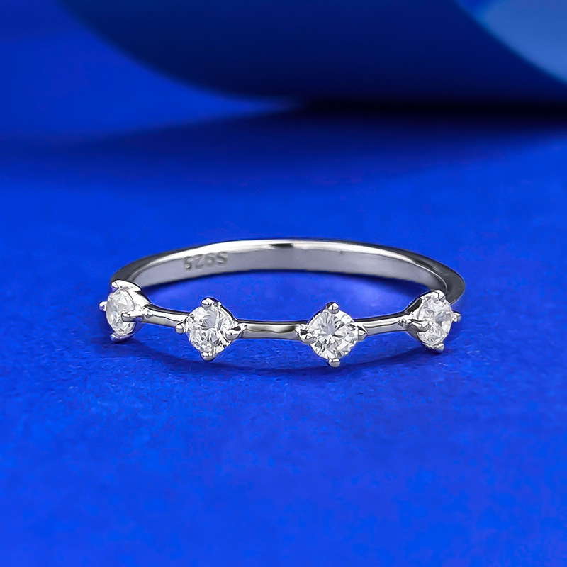 Minimalist Ring Stackable - S925 Silver Minimalist Ins Style Light