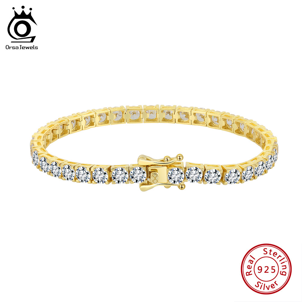 Tennis Bracelet Cubic - ORSA JEWELS 2mm 3mm 4mm 5A
