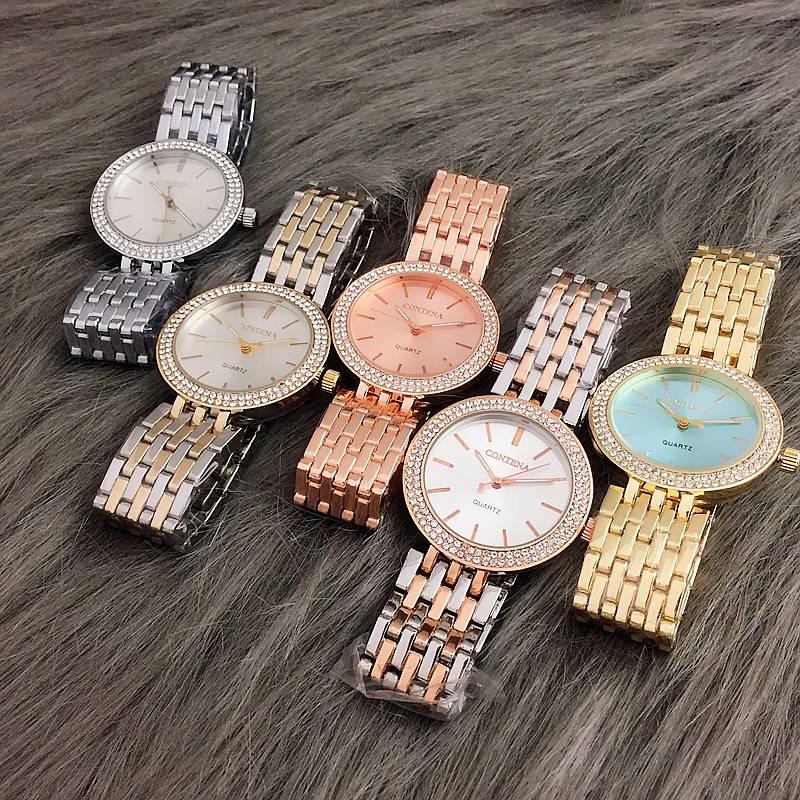 Jewelry Watches Gold - Luxury Rhinestone Watch Top Brand Women