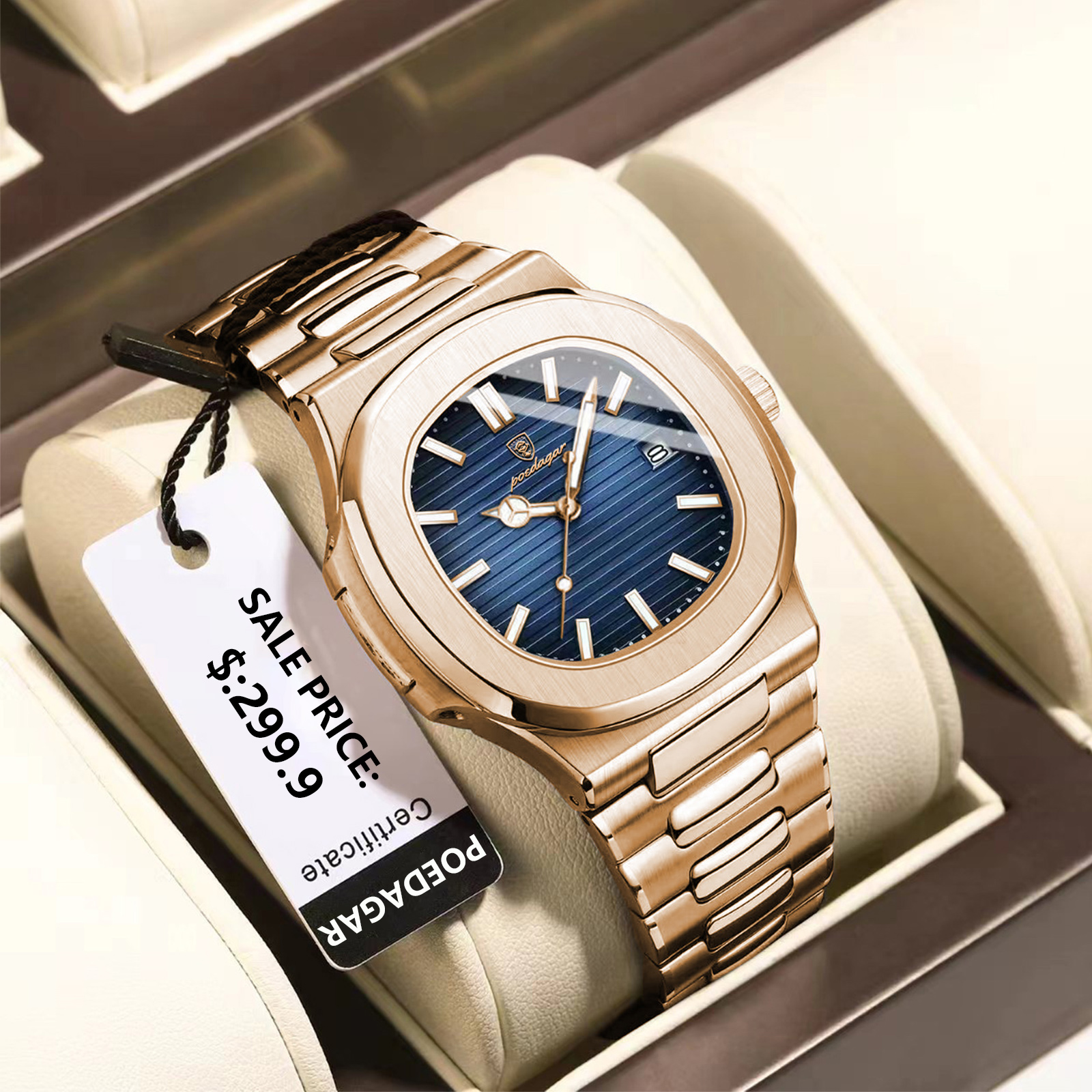 Rg Watches & Jewelry Gmbh - POEDAGAR Fashion Business Man Watch Waterproof