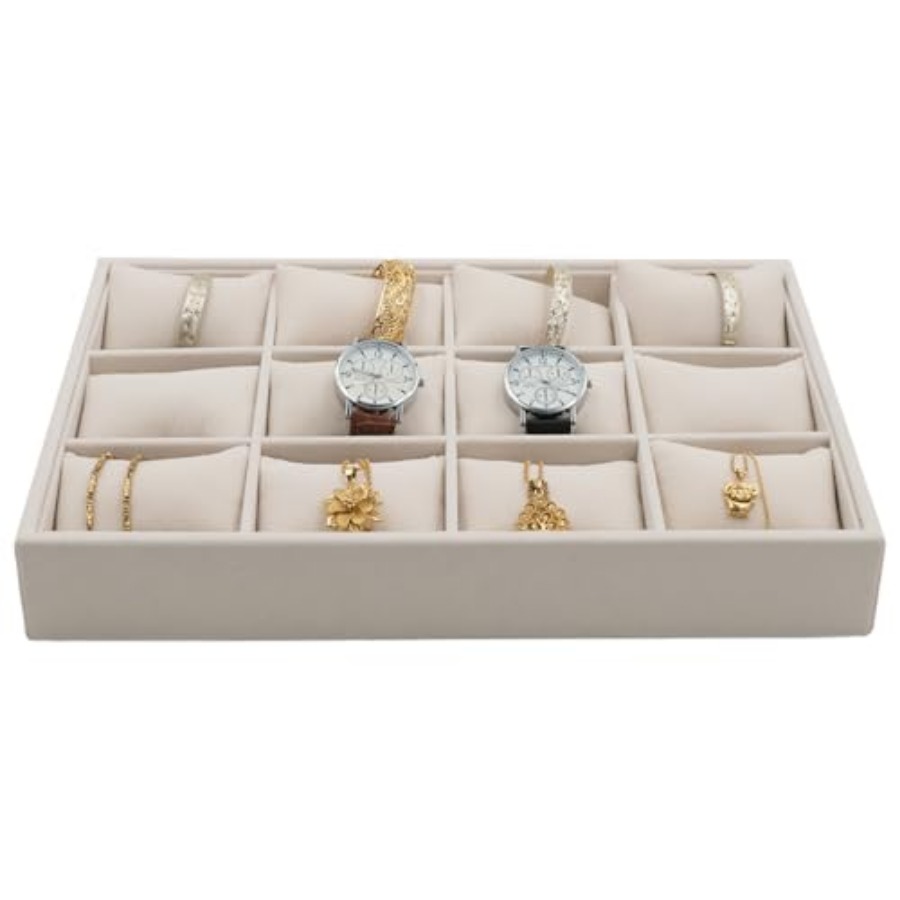 Jewelry And Watches Box - Jewelry Watch Tray, Velvet Watch Jewelry