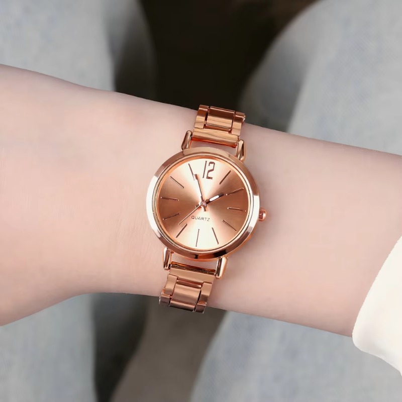 Jewelry Watches Gold - 2pcs Set Watch Luxury Women Simple
