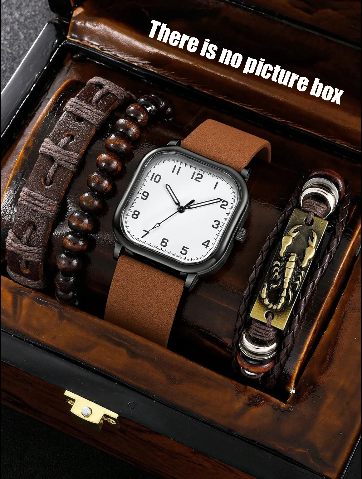 Jewellery Watches - No gift box; men's leather strap