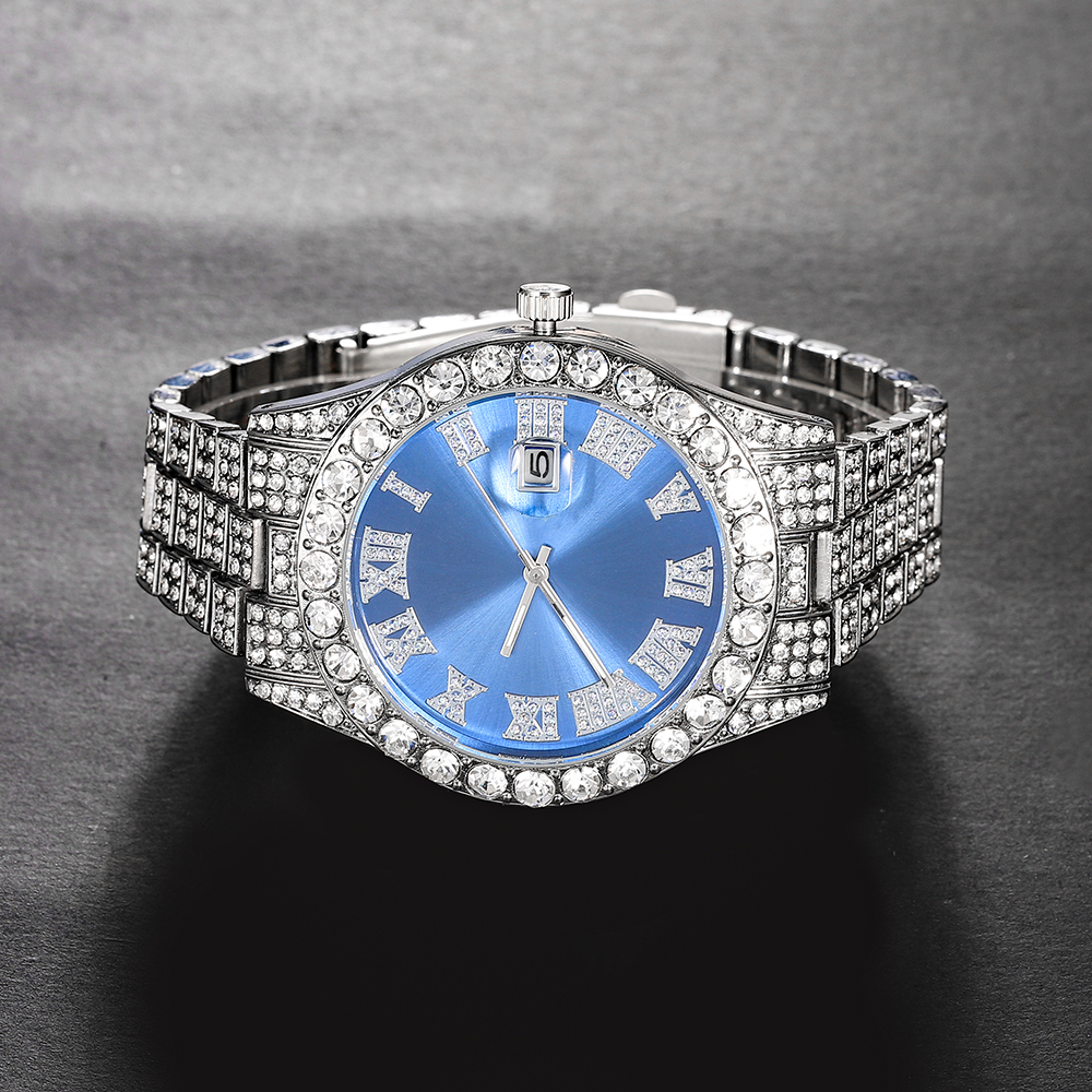 Jewelry Like Watches - New Punk Men Watch Iced Out