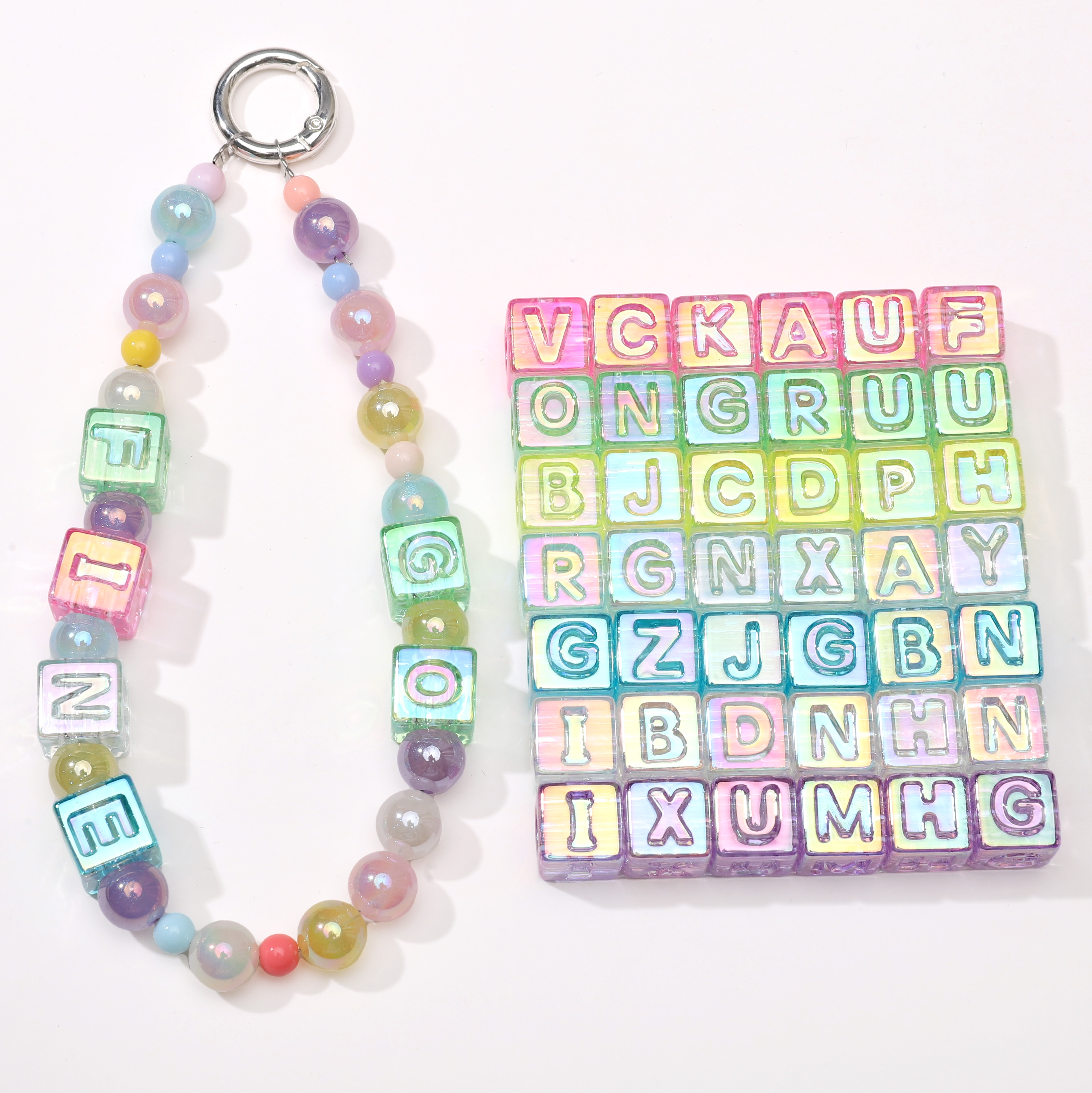 10Pcs beading Colorful Clear L - Fine Jewelry & Watches Photos บทวิจารณ์และราคา