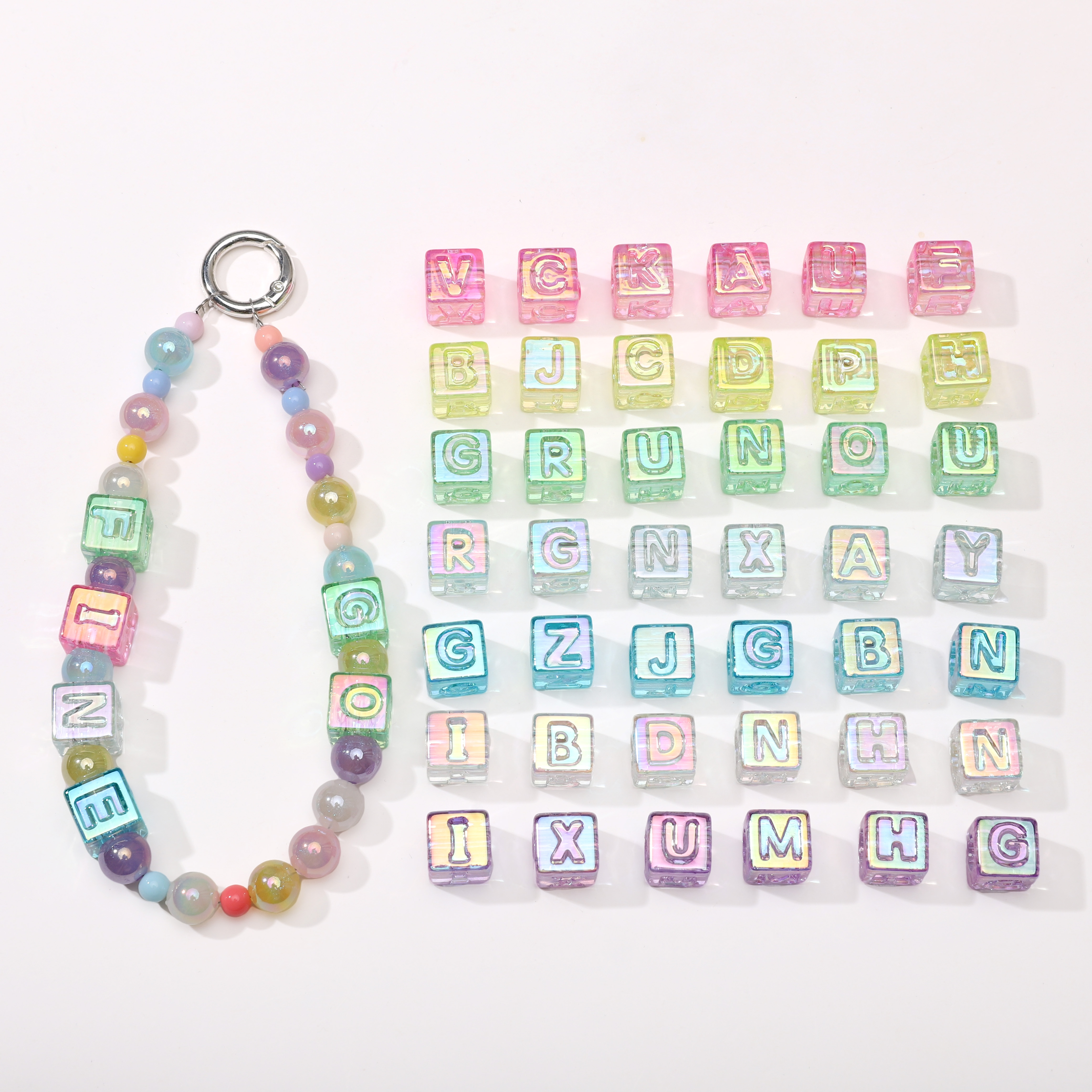 10Pcs beading Colorful Clear L - Fine Jewelry & Watches Photos บทวิจารณ์และราคา