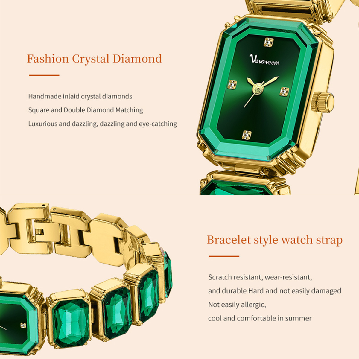 2025 New Women Watches Luxury  - Jewelry Watches Gold บทวิจารณ์และราคา