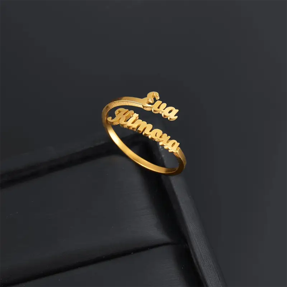 Custom Multiple Names Rings Fo - Statement Cocktail Ring บทวิจารณ์และราคา