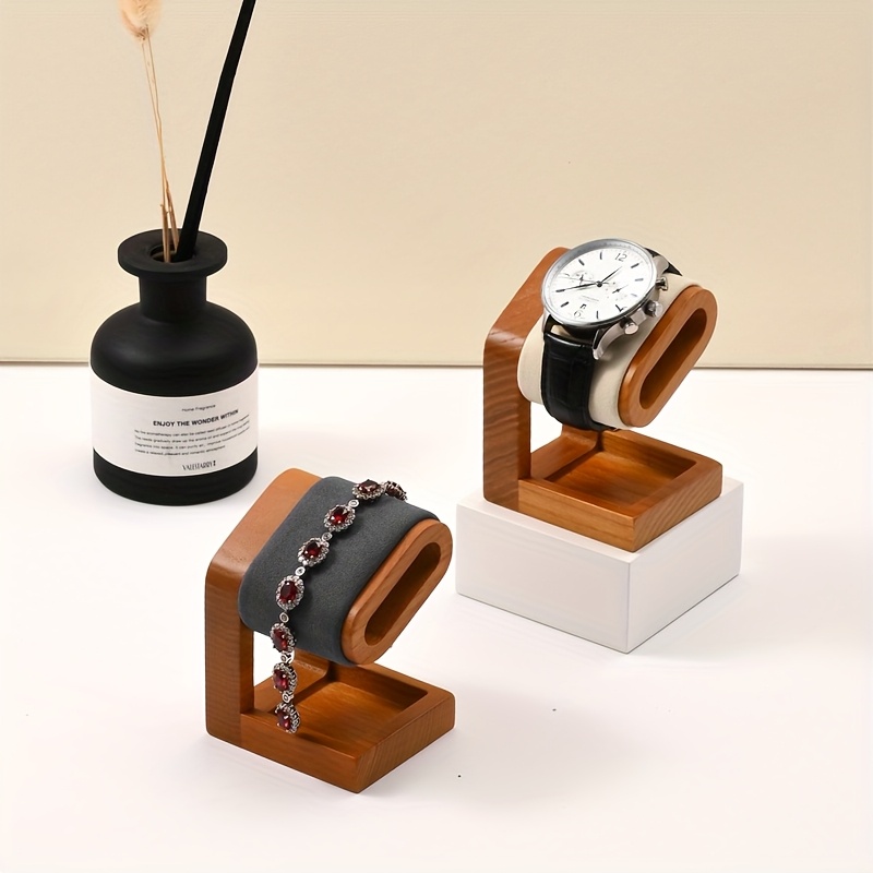 Wooden Watch Display Stand Lux - Jewelry Watches Luxury บทวิจารณ์และราคา