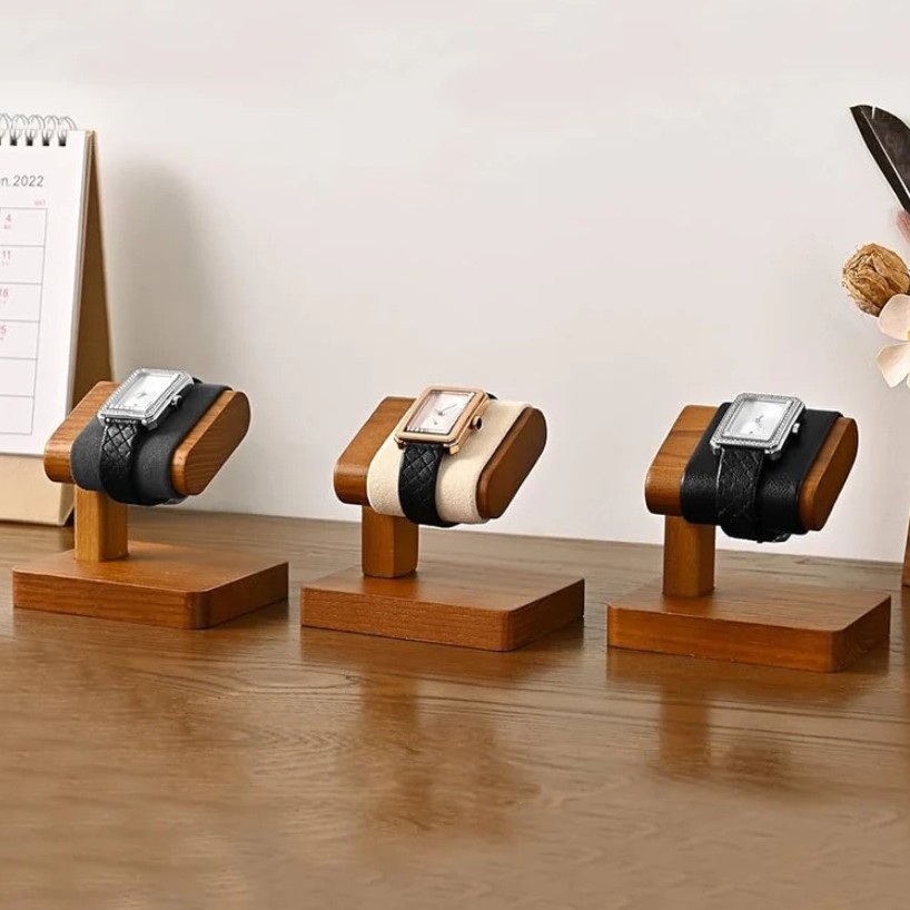Wooden Watch Display Stand Lux - Jewelry Watches Luxury บทวิจารณ์และราคา