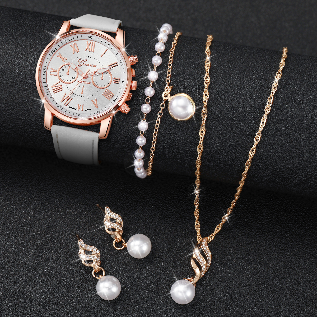 3/5PCS Women's Watch Fashion R - Jewelry Like Watches บทวิจารณ์และราคา