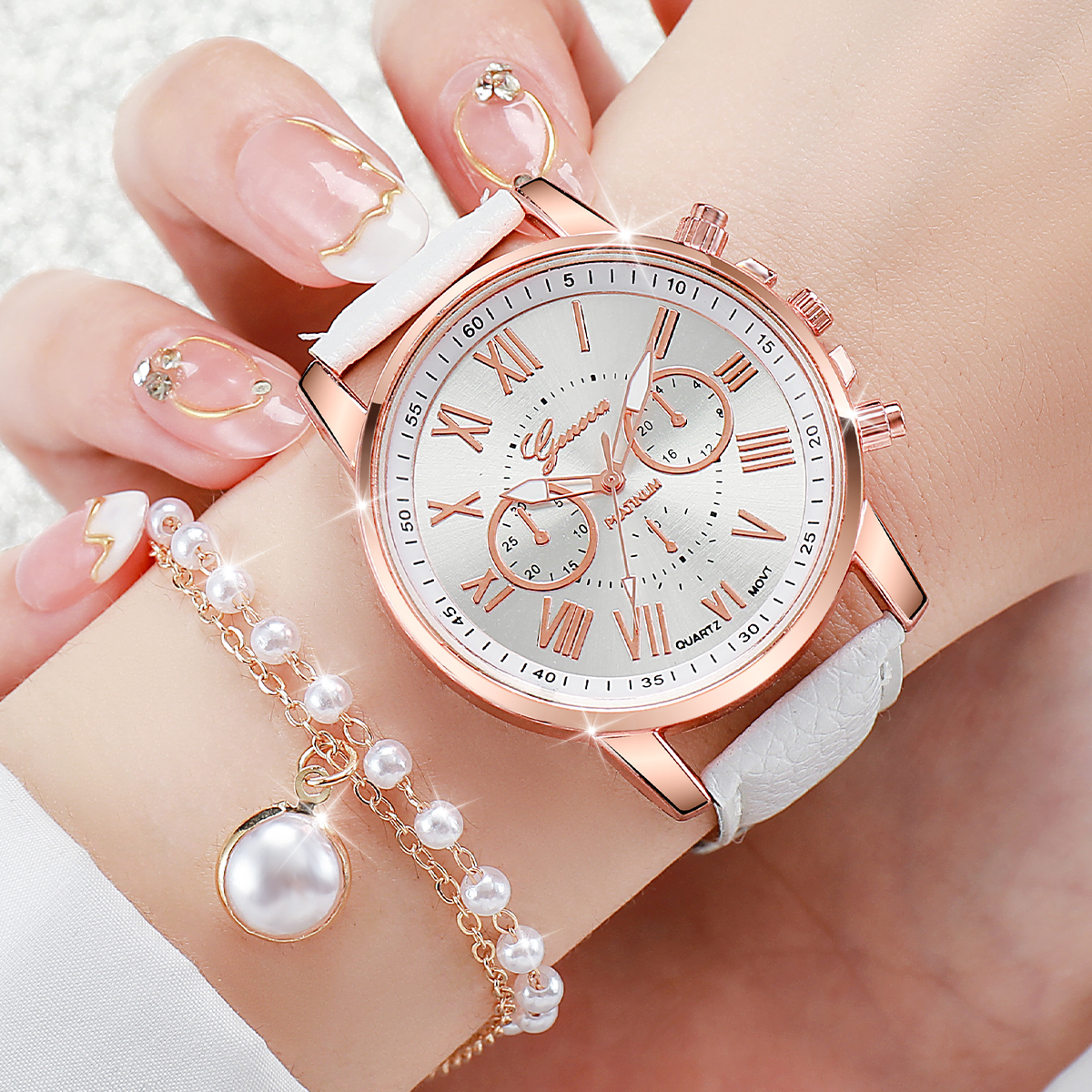 3/5PCS Women's Watch Fashion R - Jewelry Like Watches บทวิจารณ์และราคา