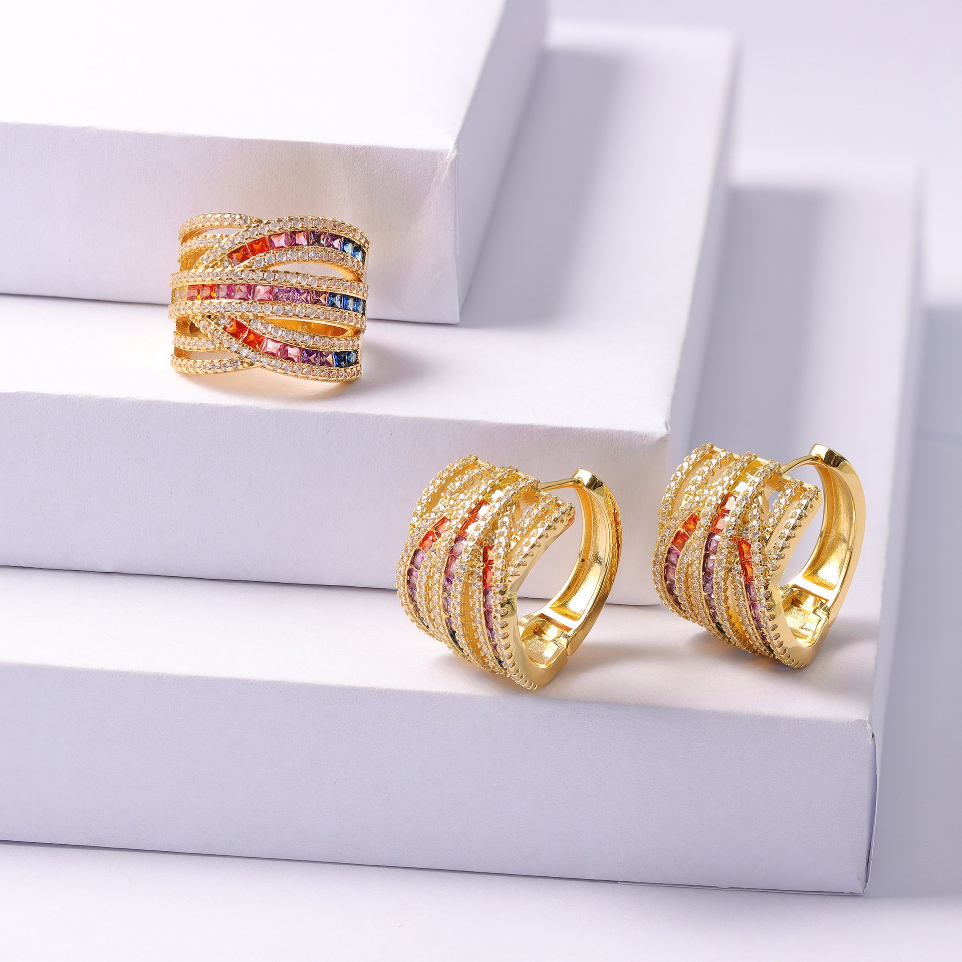 Colorful Ring for Women sparli - Eve Jewelry & Watches Distribuidor Oficial Rolex Buenos Aires บทวิจารณ์และราคา
