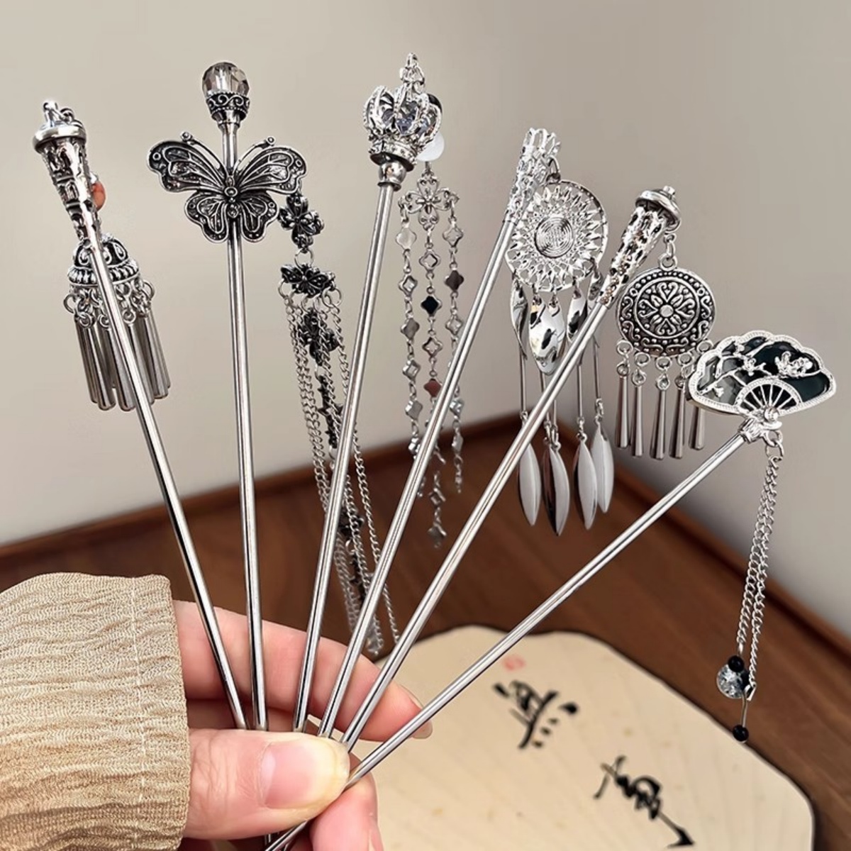 Elegant Women's Hairpin Antiqu - Shop Jewelry & Watches Near Me บทวิจารณ์และราคา