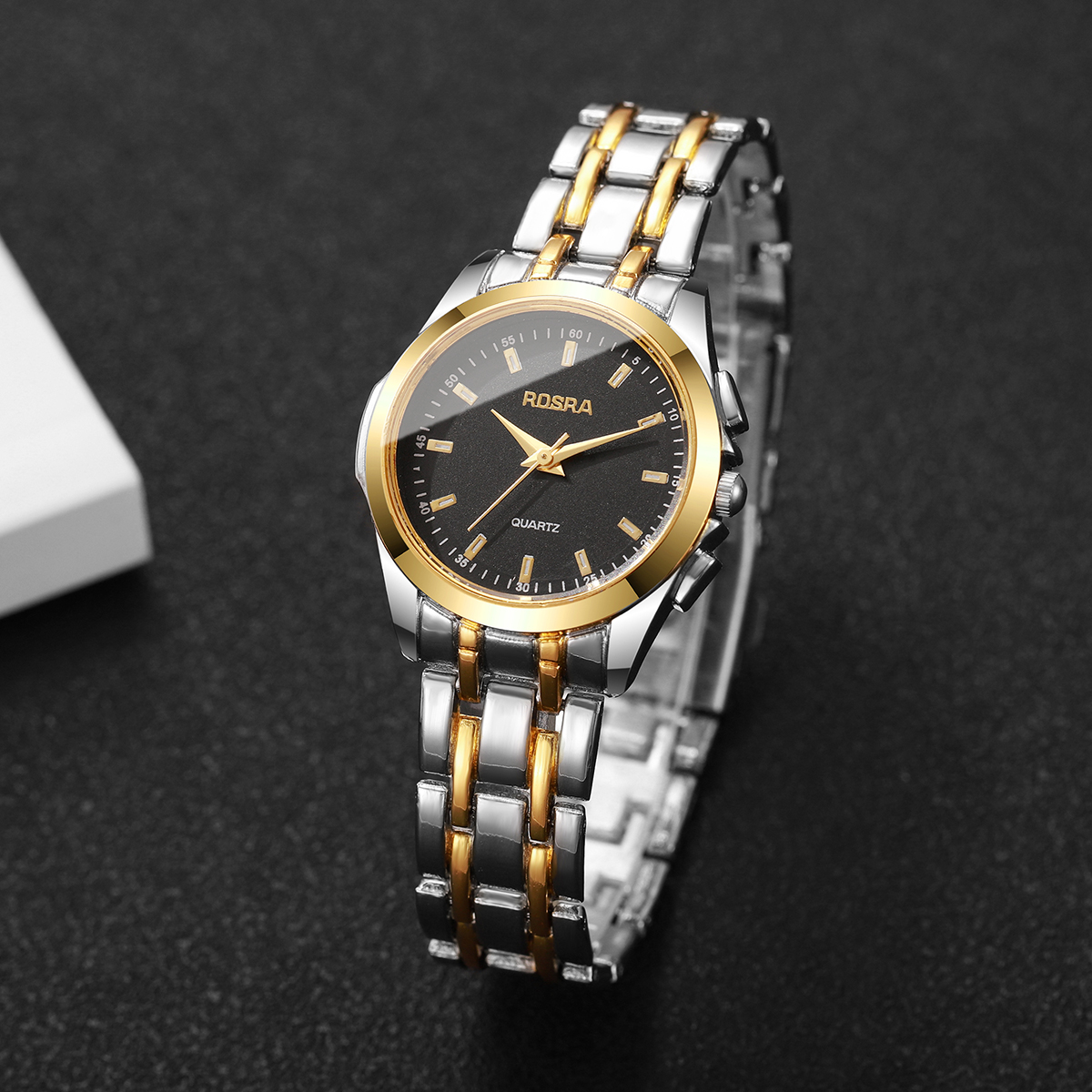 Women Fashion Stainless Steel  - Jewelry Watches Gold บทวิจารณ์และราคา