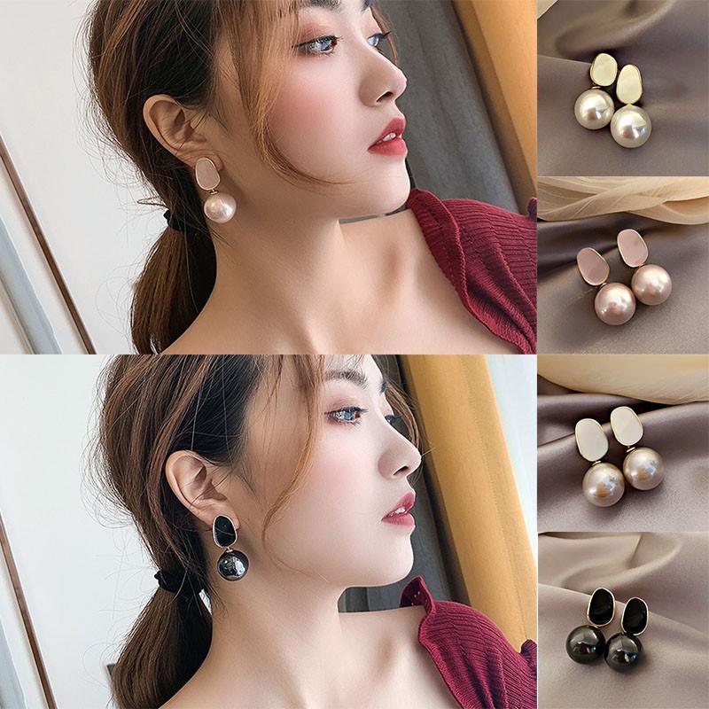 Big Brand High Class Noble Pea - Pearl Stud Earrings บทวิจารณ์และราคา