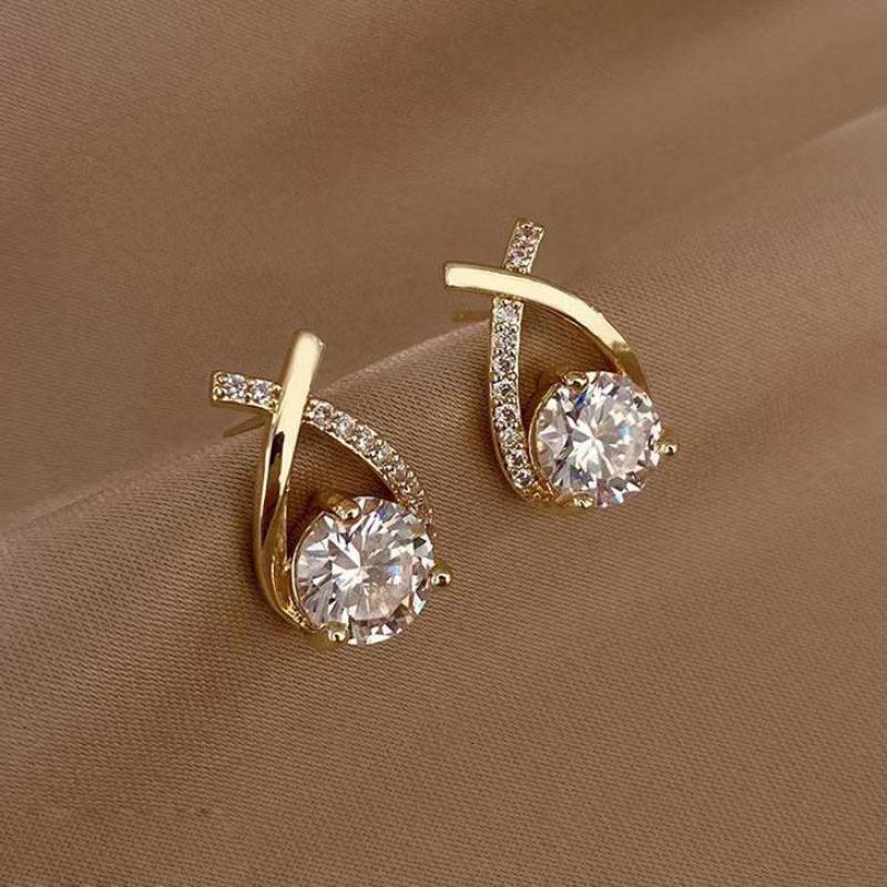 925 Silver Needle Korean Fashi - Pearl Stud Earrings บทวิจารณ์และราคา