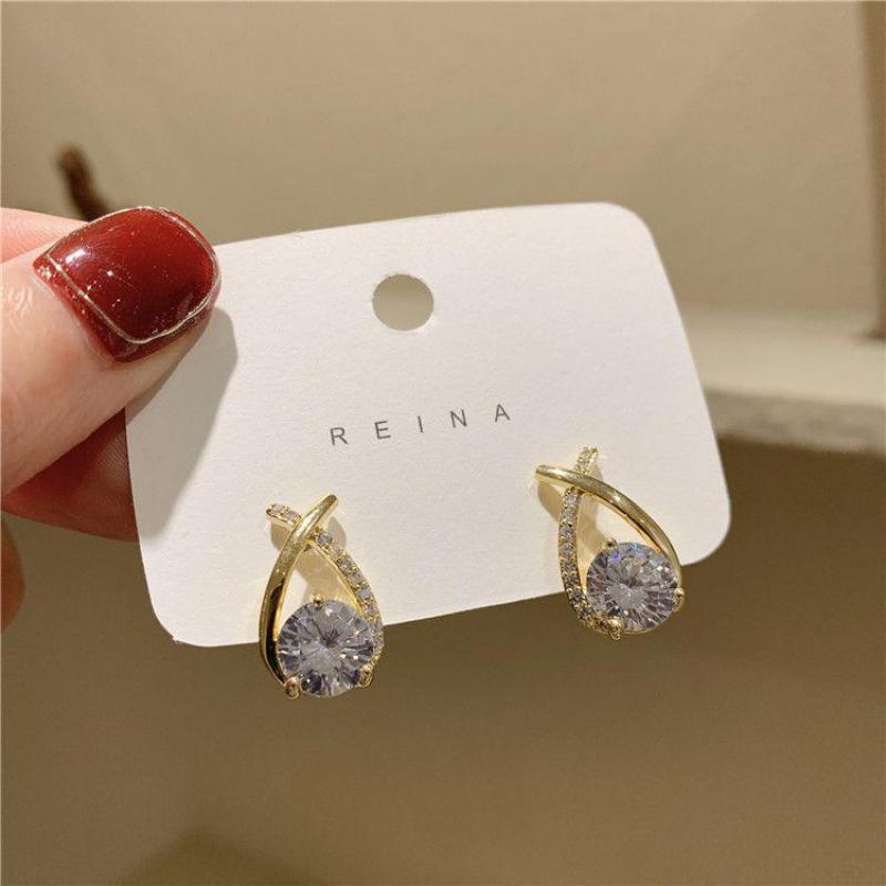 925 Silver Needle Korean Fashi - Pearl Stud Earrings บทวิจารณ์และราคา