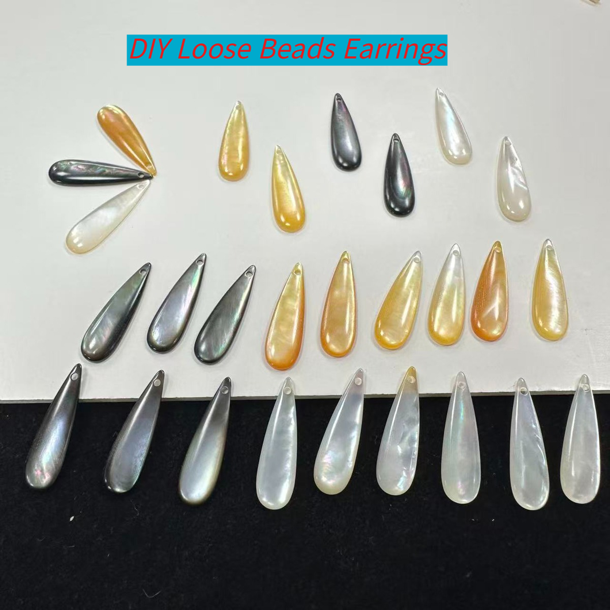 4Pcs DIY Loose Pendant The Mot - Pearl Stud Earrings บทวิจารณ์และราคา