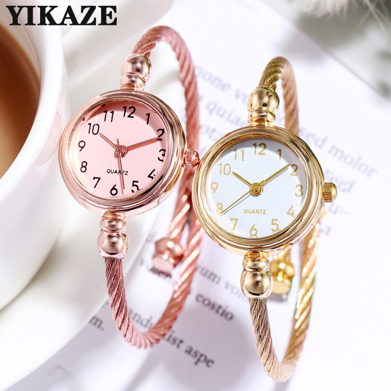 YIKAZE Women Watches Small Gol - Jewelry Watches Gold บทวิจารณ์และราคา