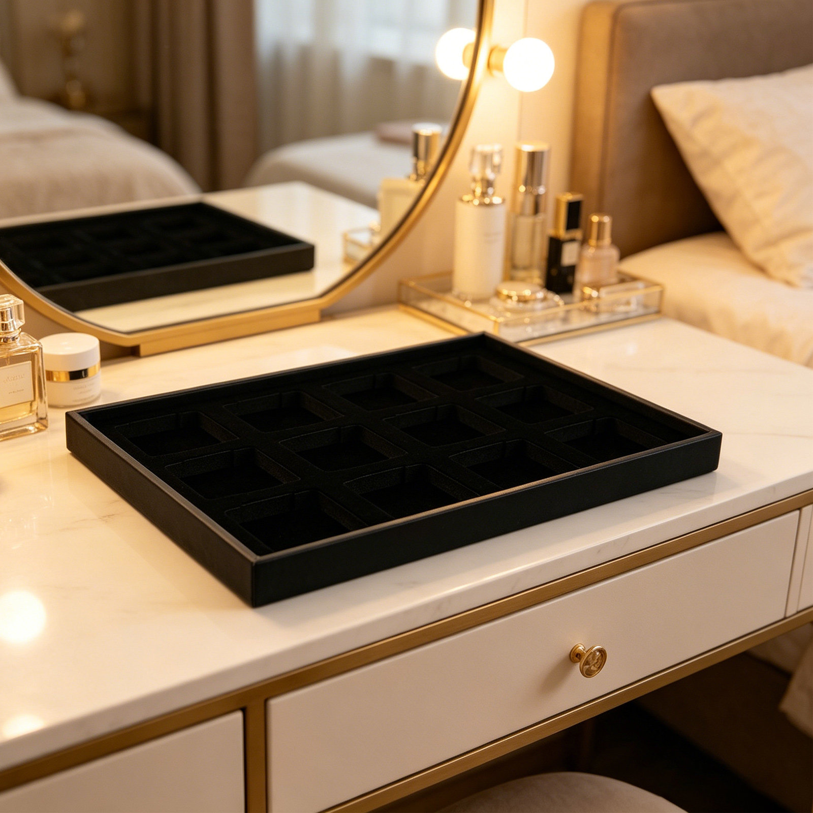Stackable 12 Slot Jewelry Tray - Shop Jewelry & Watches Near Me บทวิจารณ์และราคา