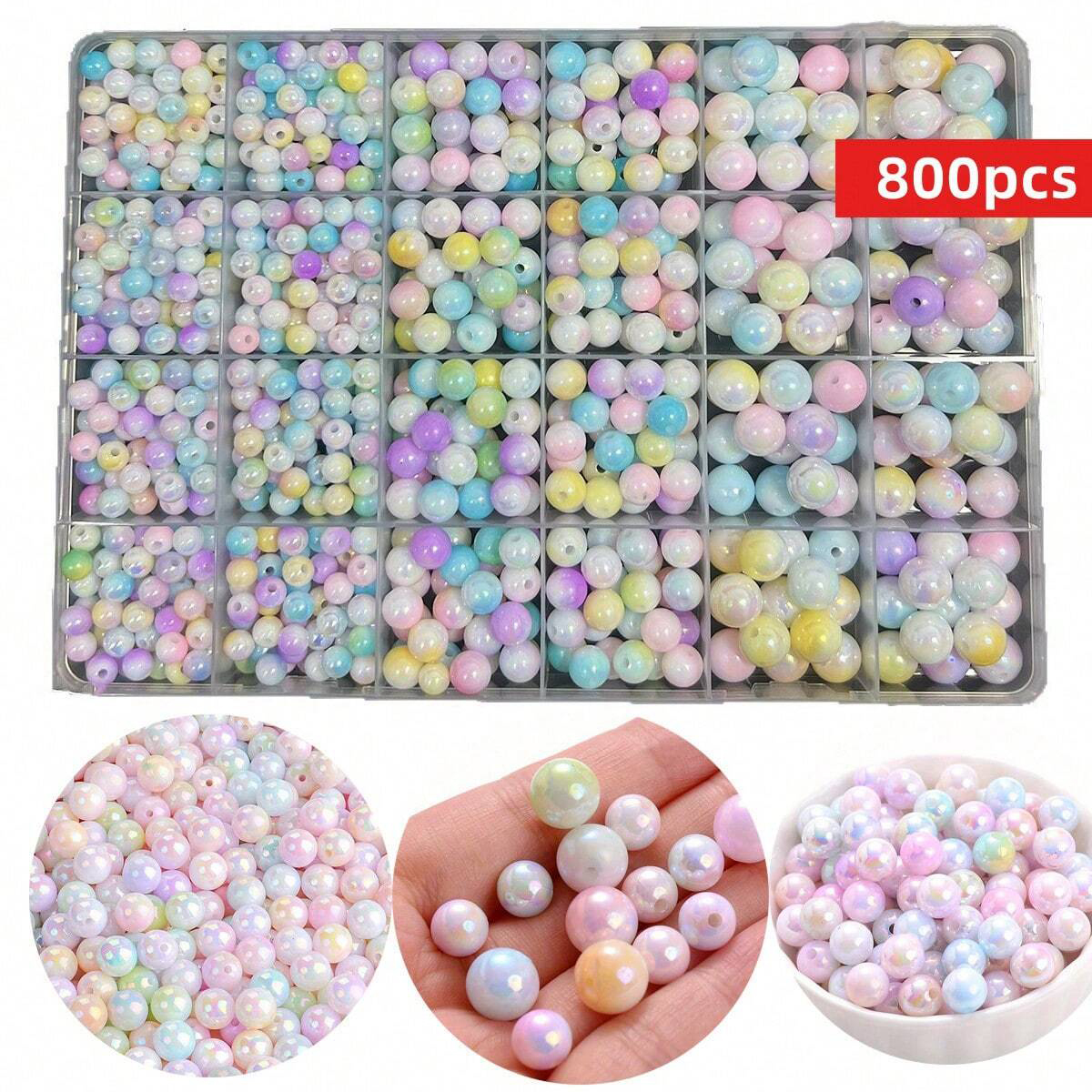 800pcs/24 grid set box 6mm/8mm - Fine Jewelry & Watches Photos บทวิจารณ์และราคา