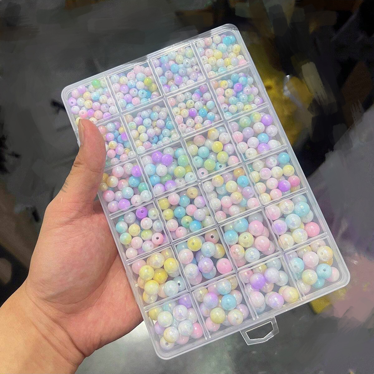 800pcs/24 grid set box 6mm/8mm - Fine Jewelry & Watches Photos บทวิจารณ์และราคา
