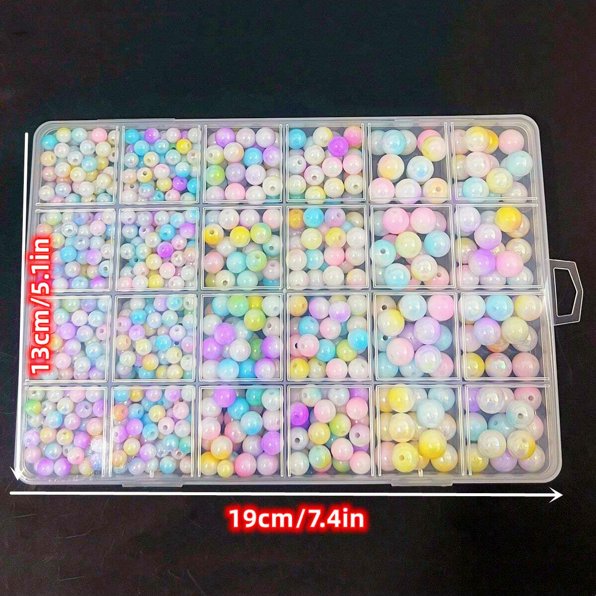 800pcs/24 grid set box 6mm/8mm - Fine Jewelry & Watches Photos บทวิจารณ์และราคา