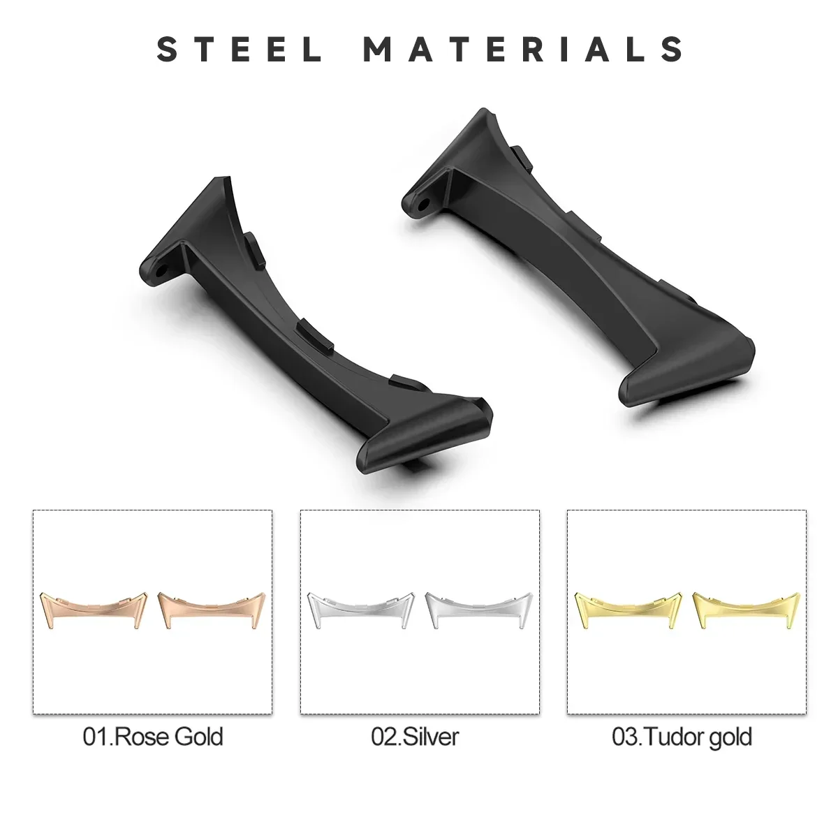 2pcs Watch Strap Connector Ada - Watch Strap Replacement บทวิจารณ์และราคา