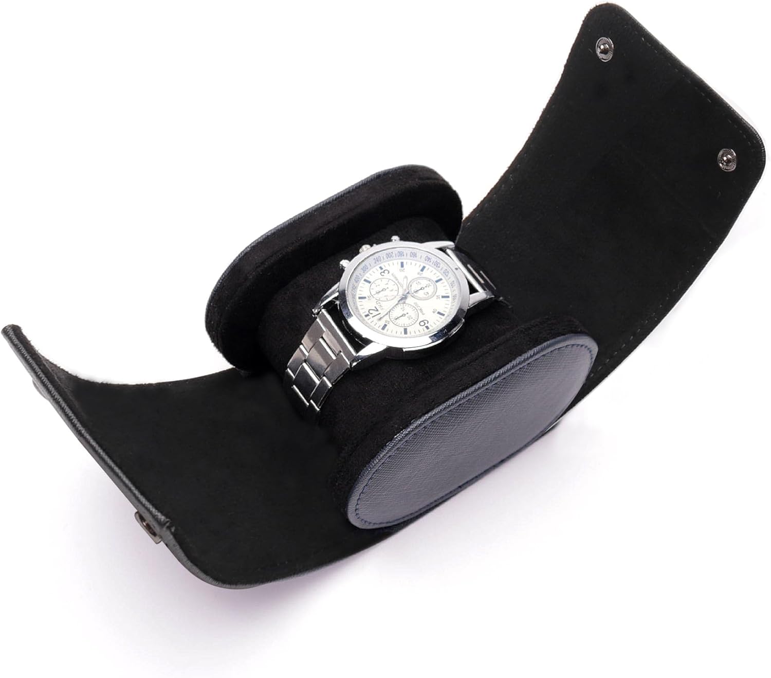 Leather Travel Watch Case Sing - Jewelry And Watches Box บทวิจารณ์และราคา