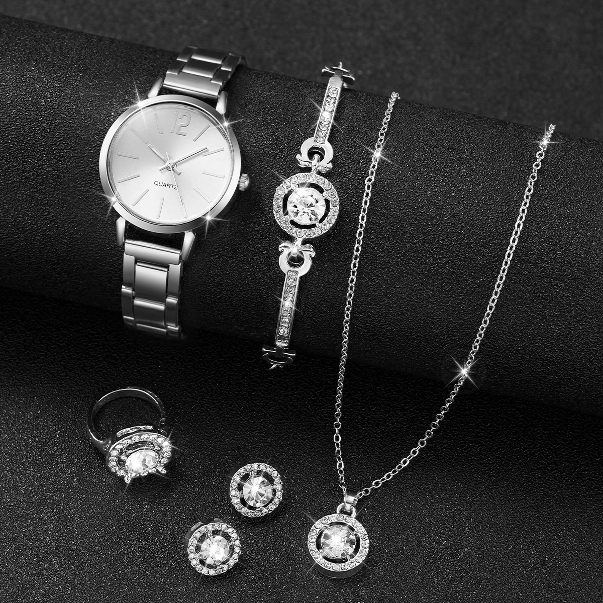 6PCS/Set Women Watches Fashion - Jewelry Like Watches บทวิจารณ์และราคา