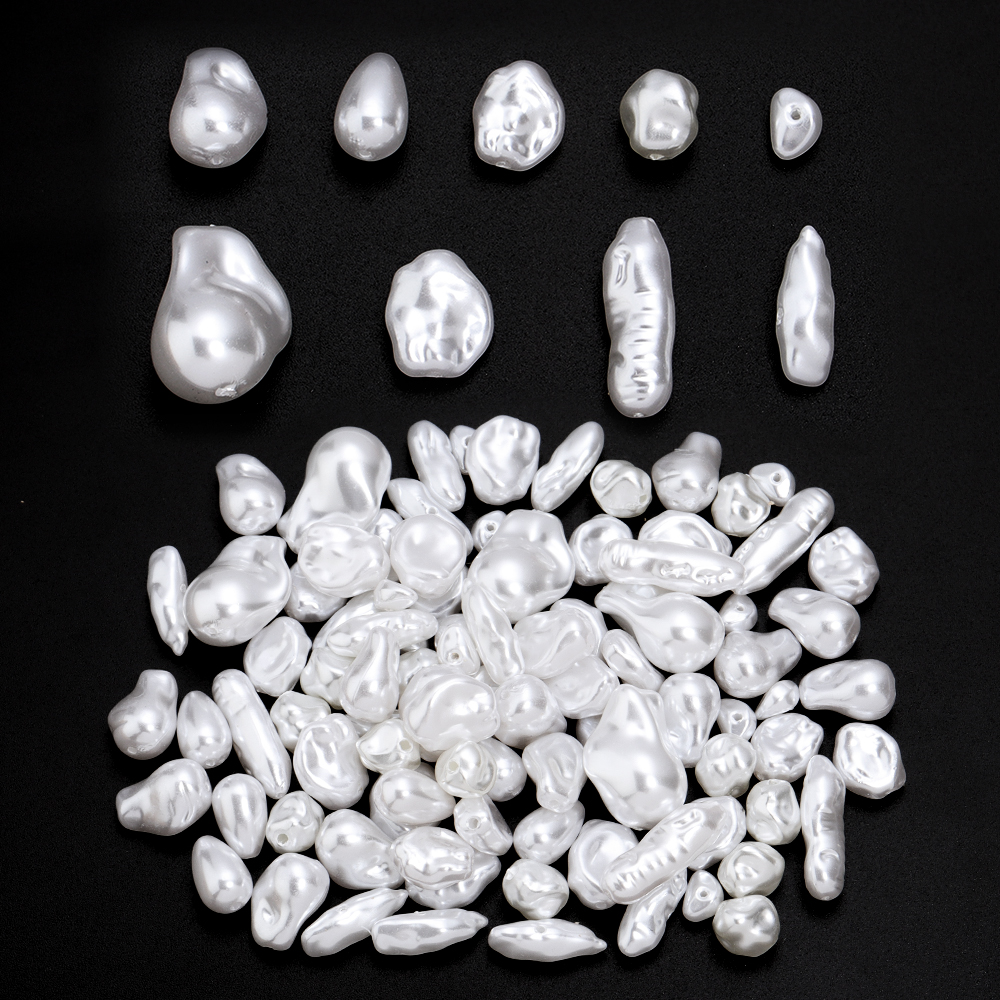 20pcs/lot Irregular ABS Imitat - Pearl Stud Earrings บทวิจารณ์และราคา
