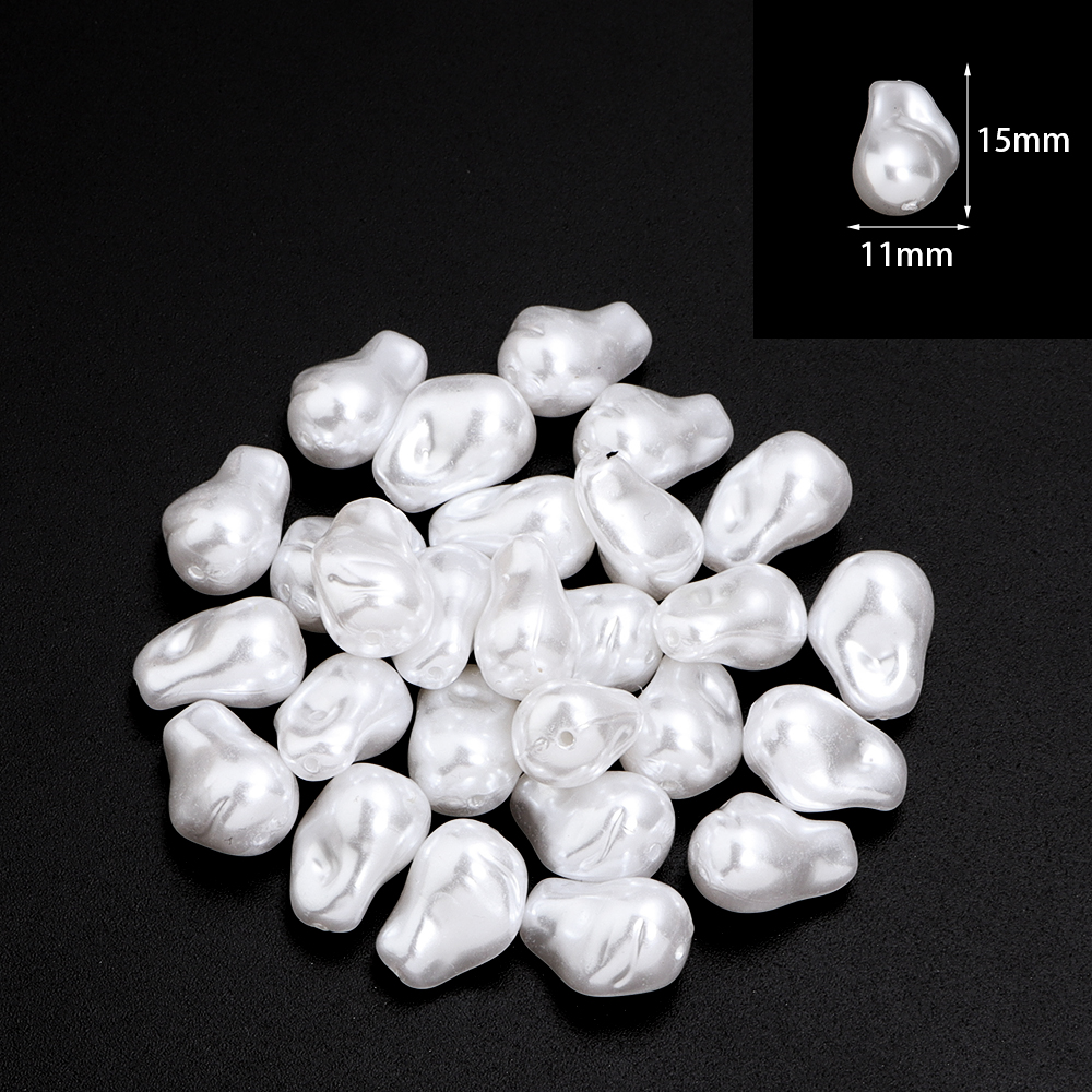 20pcs/lot Irregular ABS Imitat - Pearl Stud Earrings บทวิจารณ์และราคา