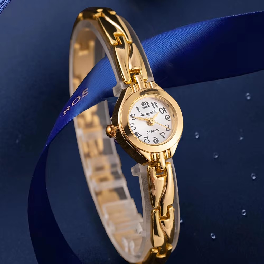 Fashion Women Quartz Bracelet  - Jewelry Watches Gold บทวิจารณ์และราคา