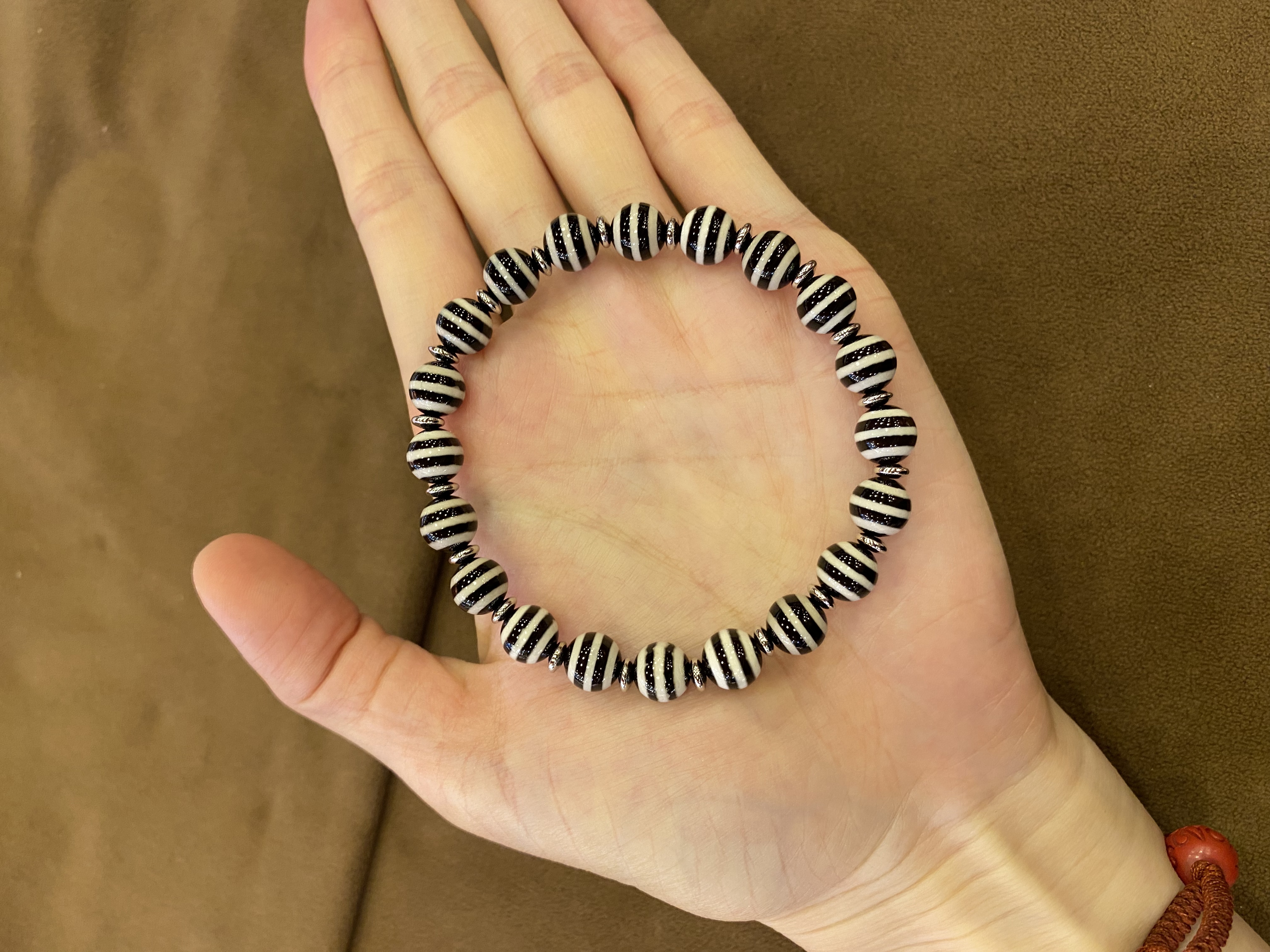 Black & White Striped Agate Br - Fine Jewelry & Watches Photos บทวิจารณ์และราคา