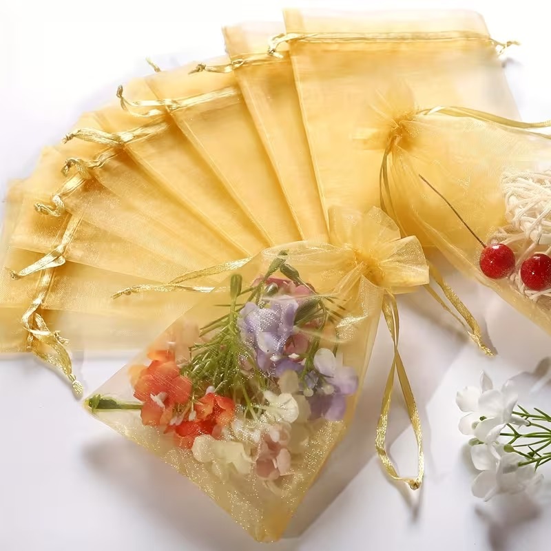 500pcs GOLD Organza Jewelry Po - Eve Jewelry & Watches Distribuidor Oficial Rolex Buenos Aires บทวิจารณ์และราคา
