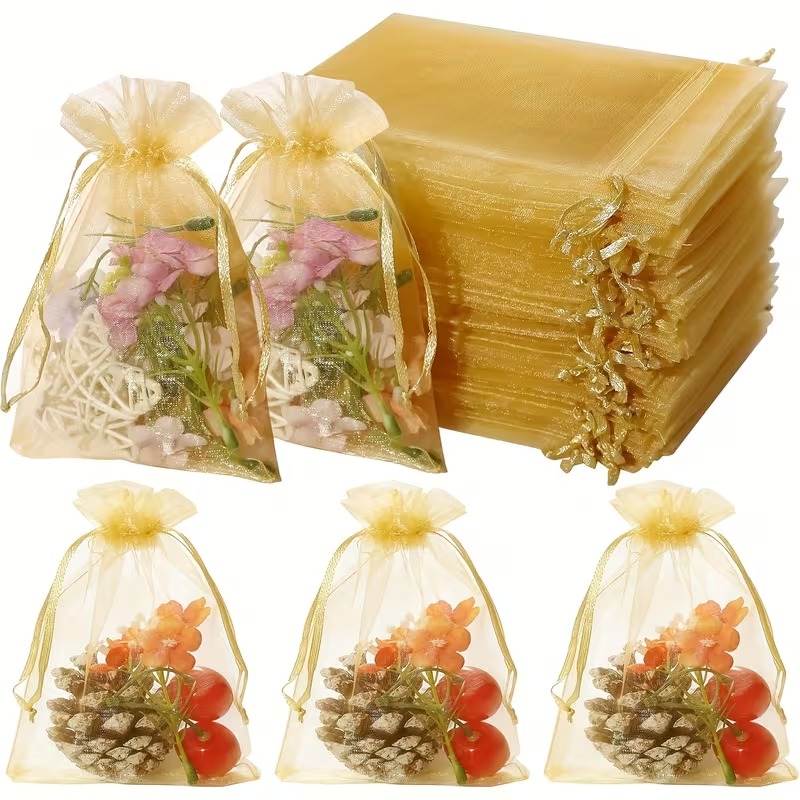 500pcs GOLD Organza Jewelry Po - Eve Jewelry & Watches Distribuidor Oficial Rolex Buenos Aires บทวิจารณ์และราคา