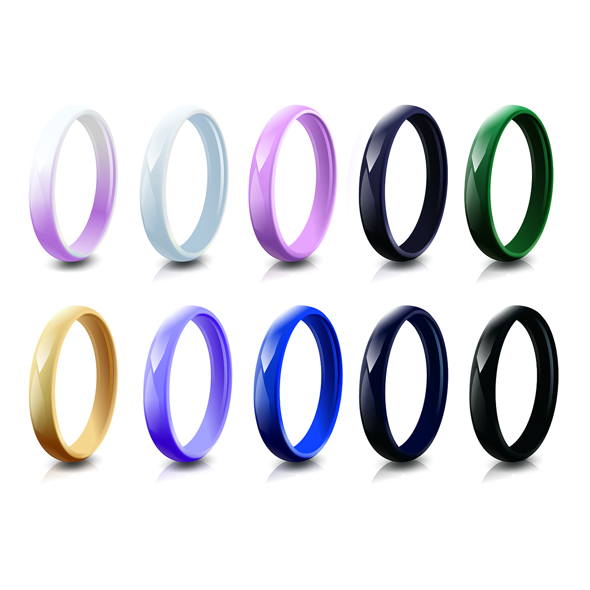3mm Ceramic Wedding Band for W - Minimalist Ring Stackable บทวิจารณ์และราคา