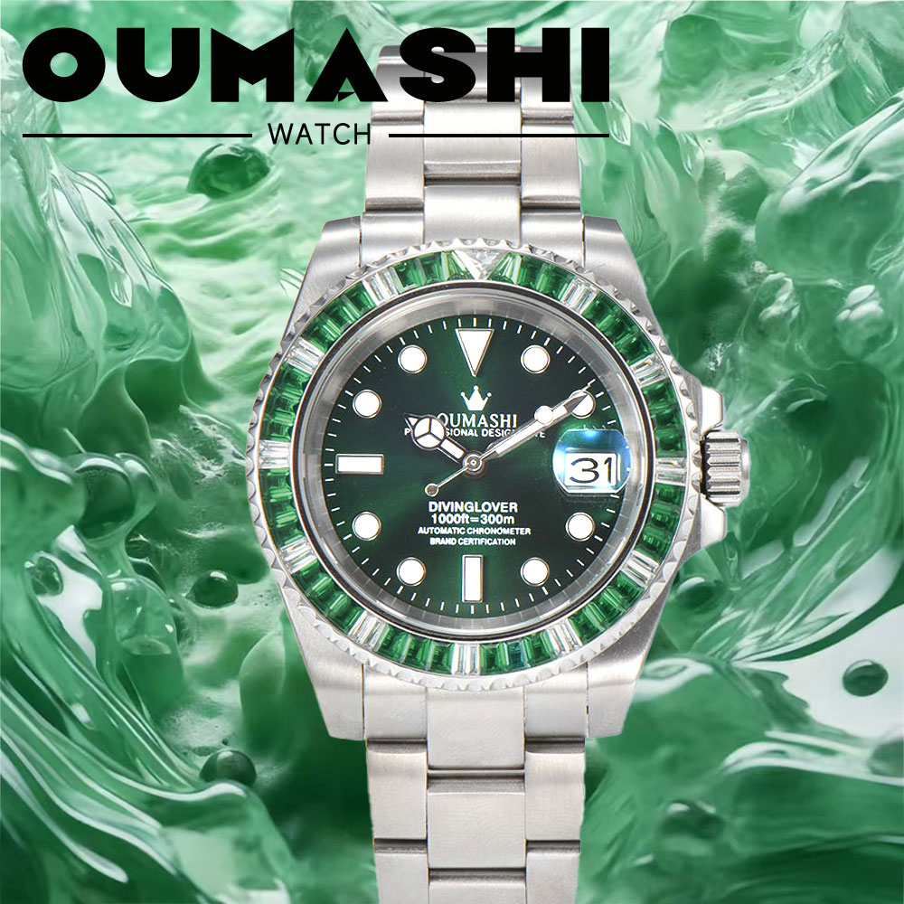 40mm luxury diving Men's watch - Watch Strap Replacement บทวิจารณ์และราคา