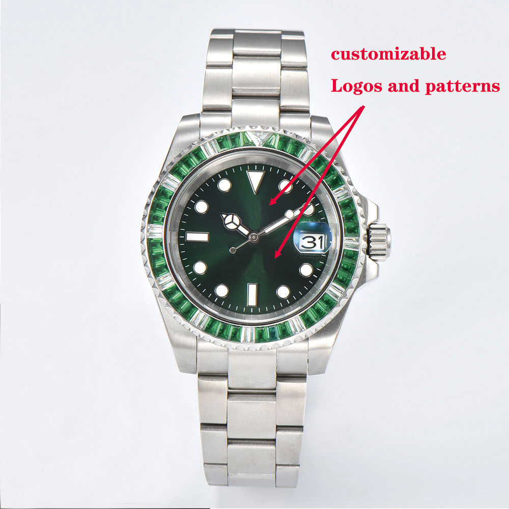 40mm luxury diving Men's watch - Watch Strap Replacement บทวิจารณ์และราคา