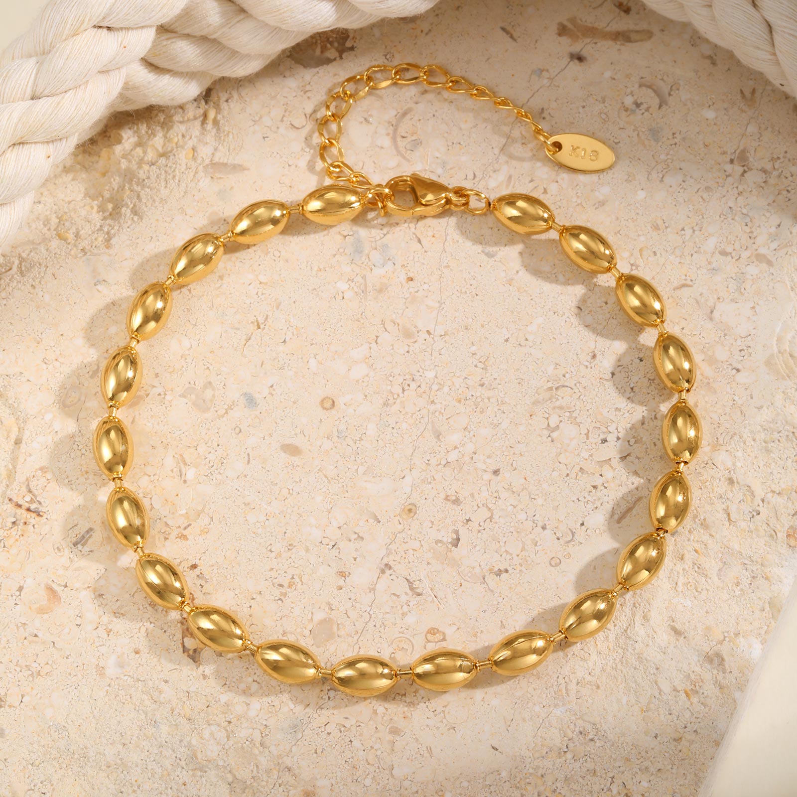 Stainless Steel Rugby Bead Cha - Jc Jewelry & Watches Photos บทวิจารณ์และราคา