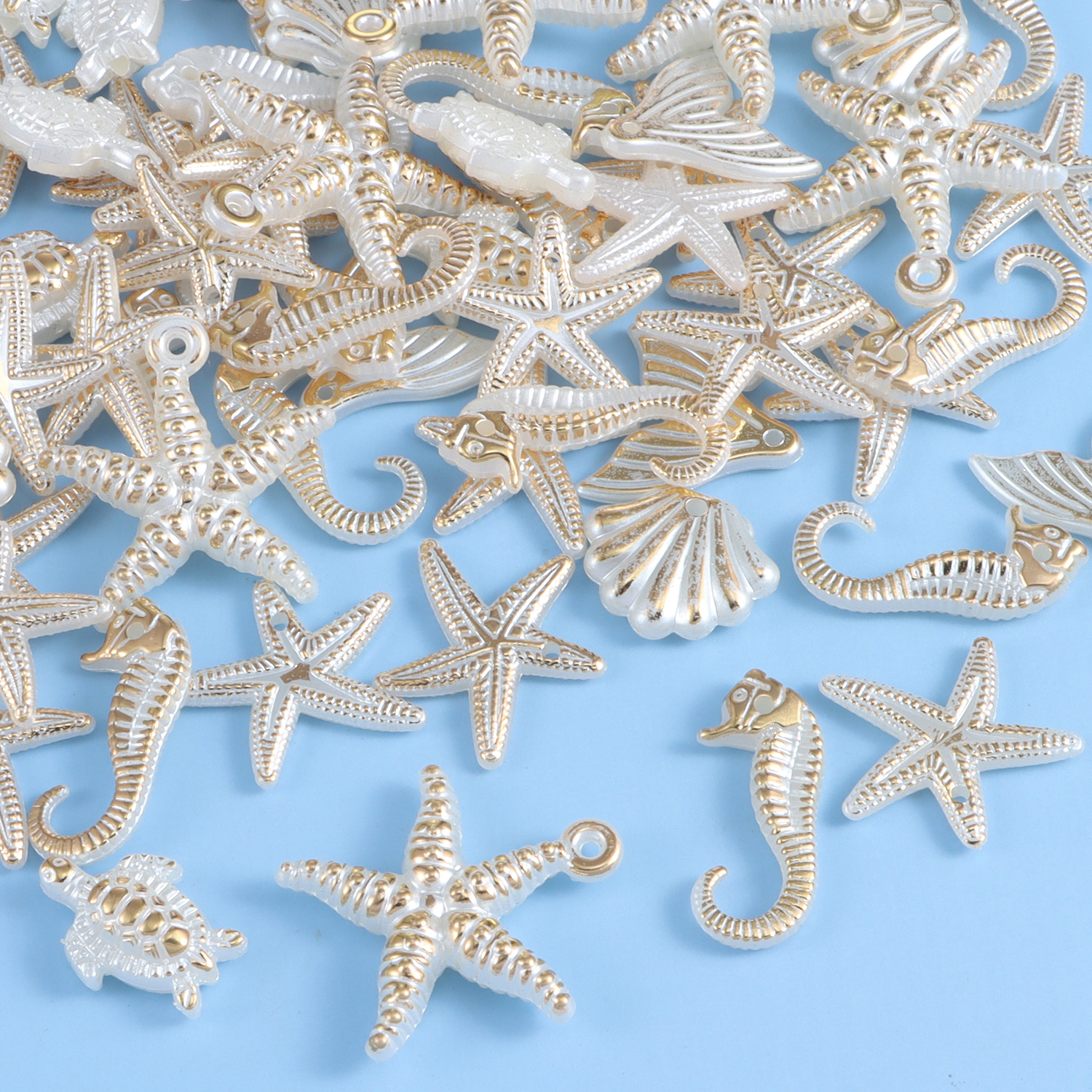 30 pieces of ocean series rand - Pearl Stud Earrings บทวิจารณ์และราคา