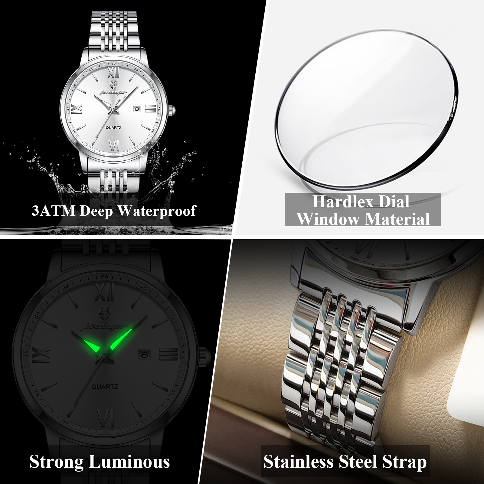 POEDAGAR Luxury Brand Watch Fo - Rg Watches & Jewelry Gmbh บทวิจารณ์และราคา