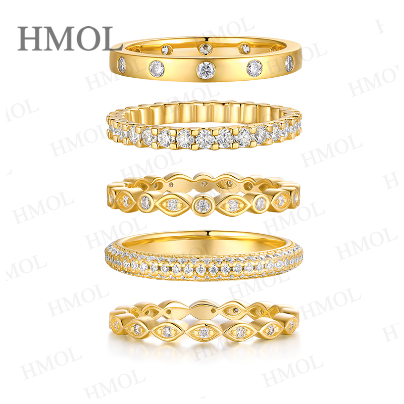Moissanite Ring Set Come With  - Minimalist Ring Stackable บทวิจารณ์และราคา
