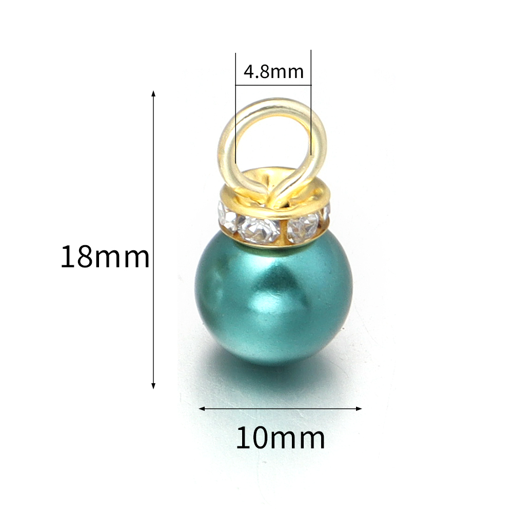 30pcs Inlaid Rhinestone Imitat - Pearl Stud Earrings บทวิจารณ์และราคา
