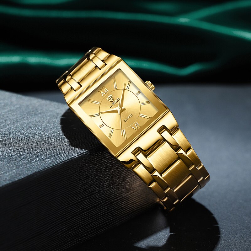 LiEBIG Luxury Golden Quartz Wr - Jewelry Watches Gold บทวิจารณ์และราคา