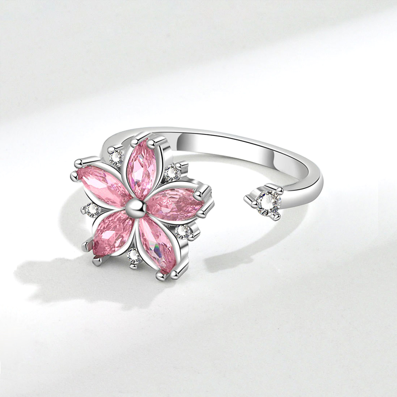 New Elegant Exquisite Rotatabl - Statement Cocktail Ring บทวิจารณ์และราคา