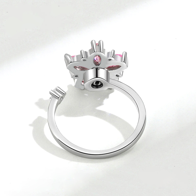 New Elegant Exquisite Rotatabl - Statement Cocktail Ring บทวิจารณ์และราคา