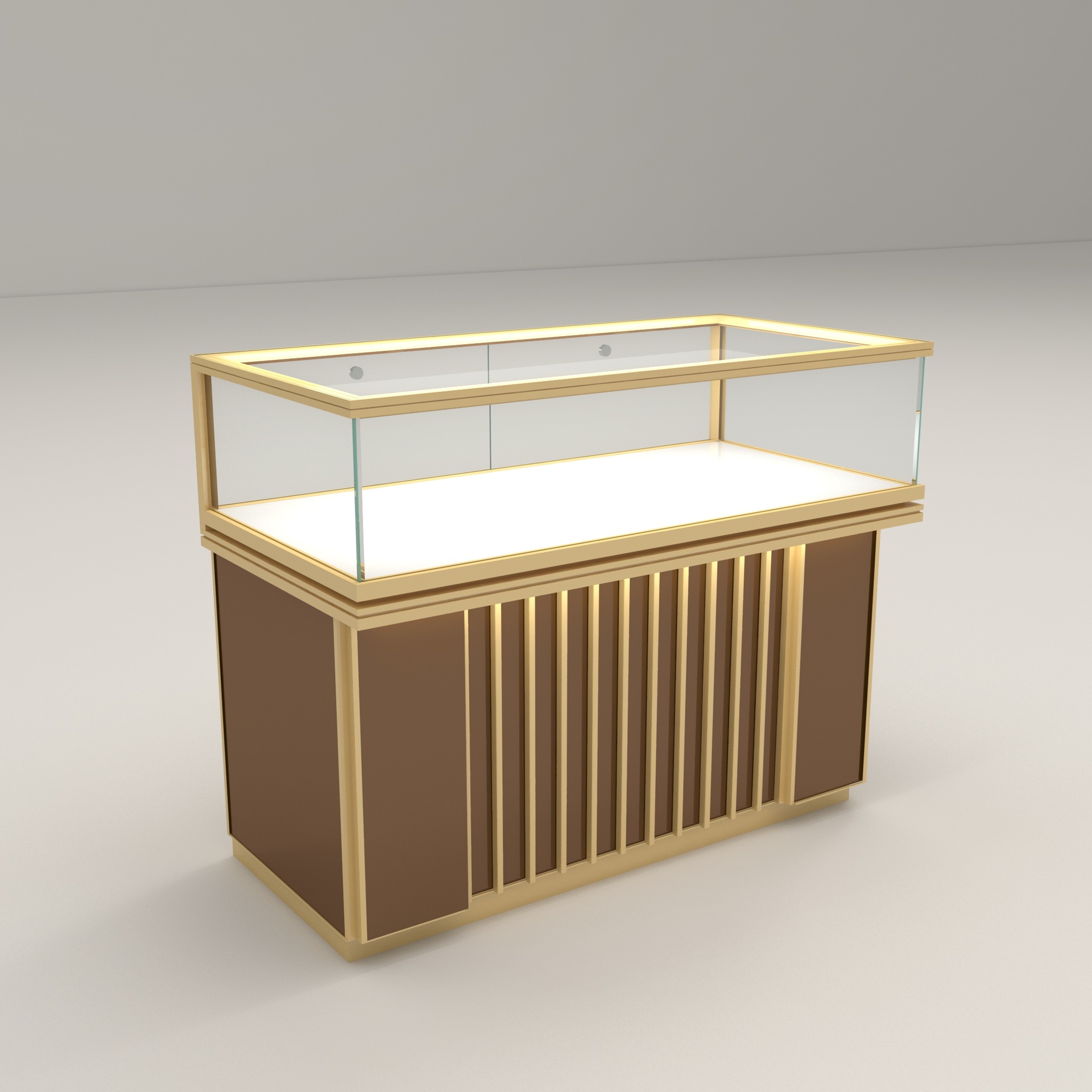 Glass jewelry display cabinet  - Jewelry Shop Watches บทวิจารณ์และราคา